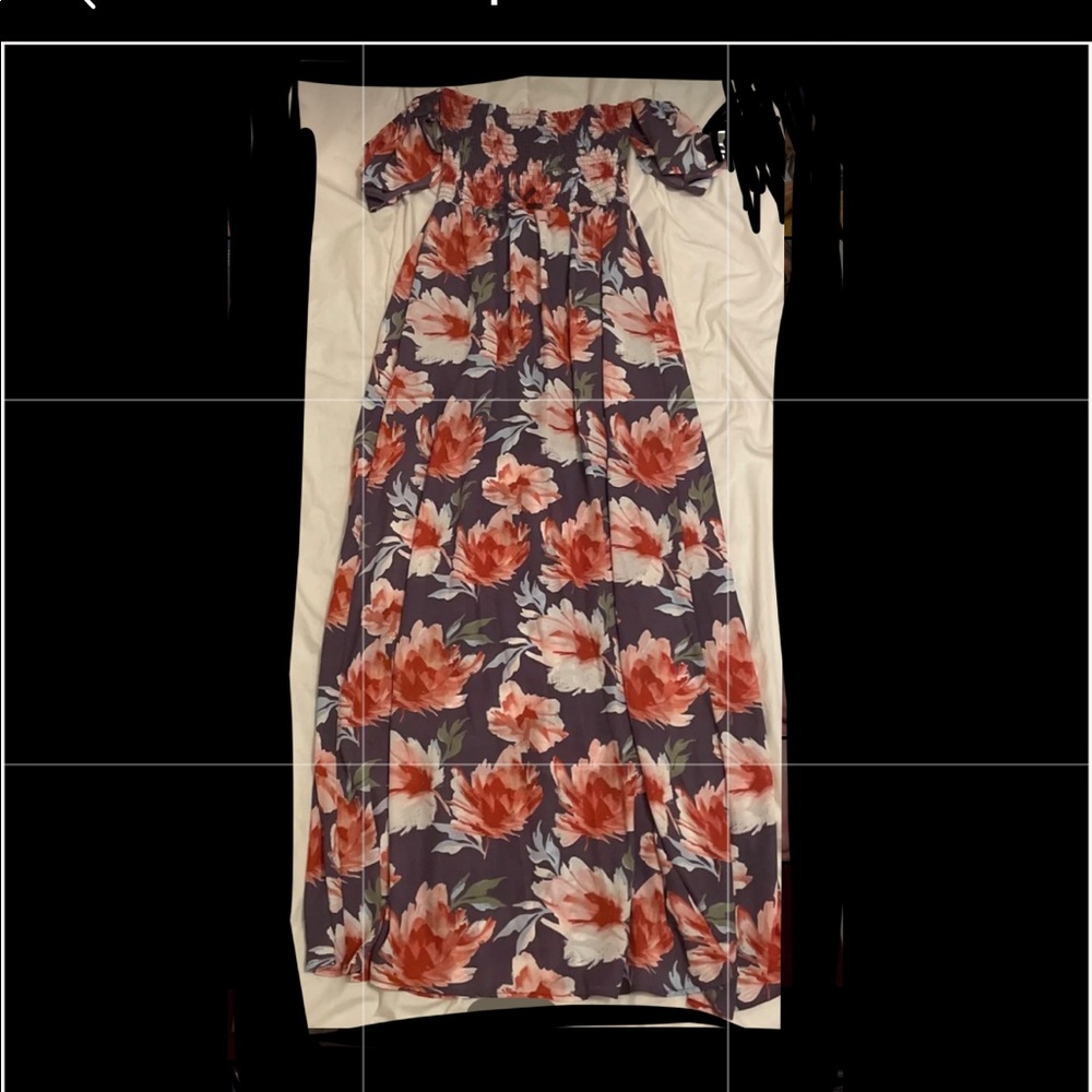 Floral maxi dress
